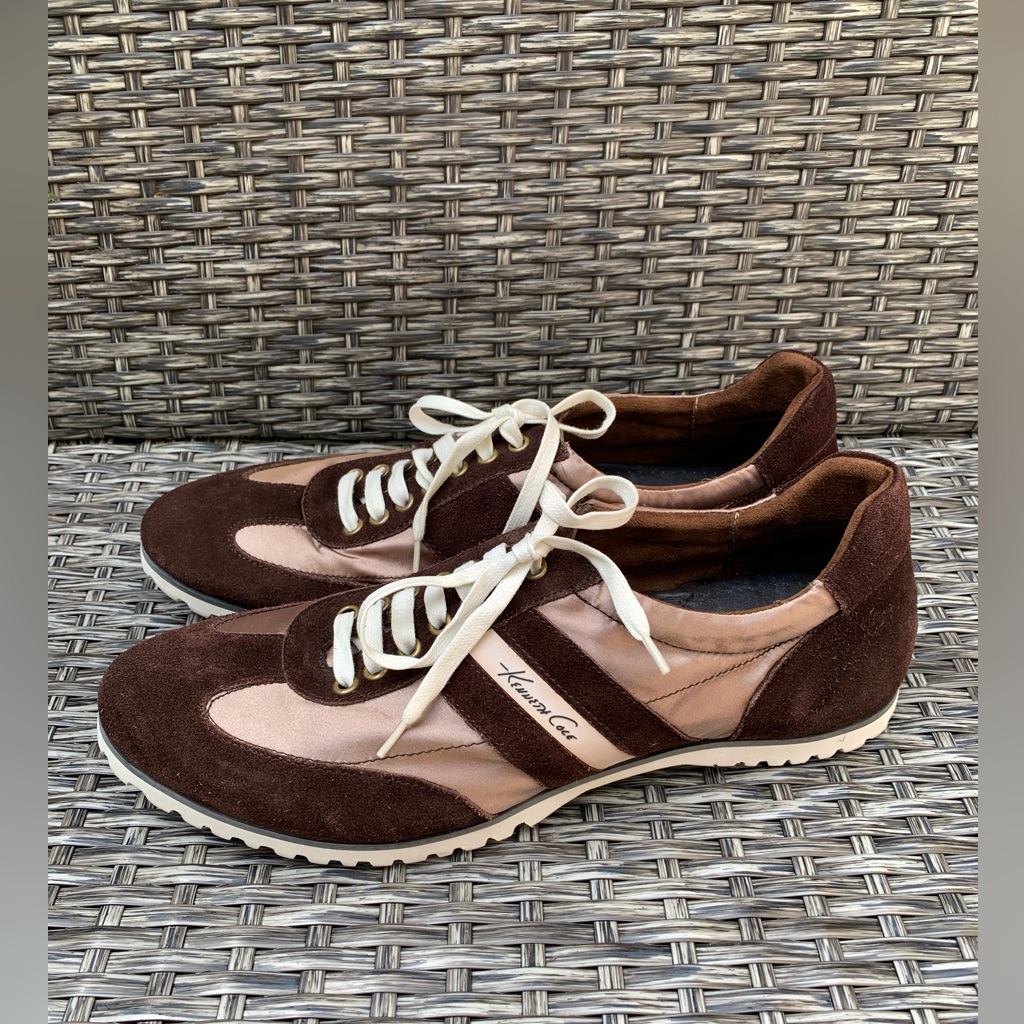 Kenneth Cole Suede Lace Up Sneaker - Size 10us - New
